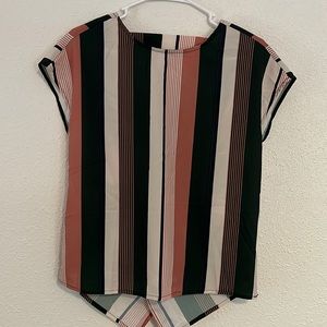 Open back Shein blouse